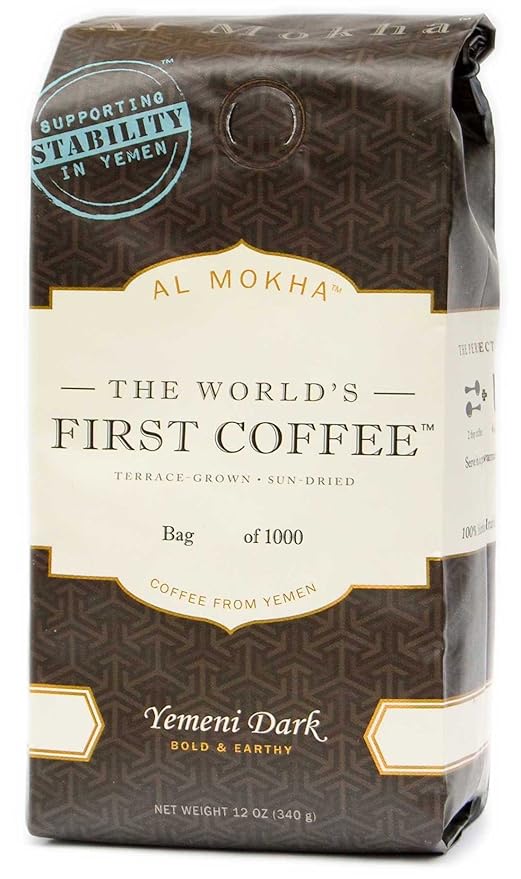 Al Mokha: The World's First Coffee. Yemen Dark Roast (whole bean)