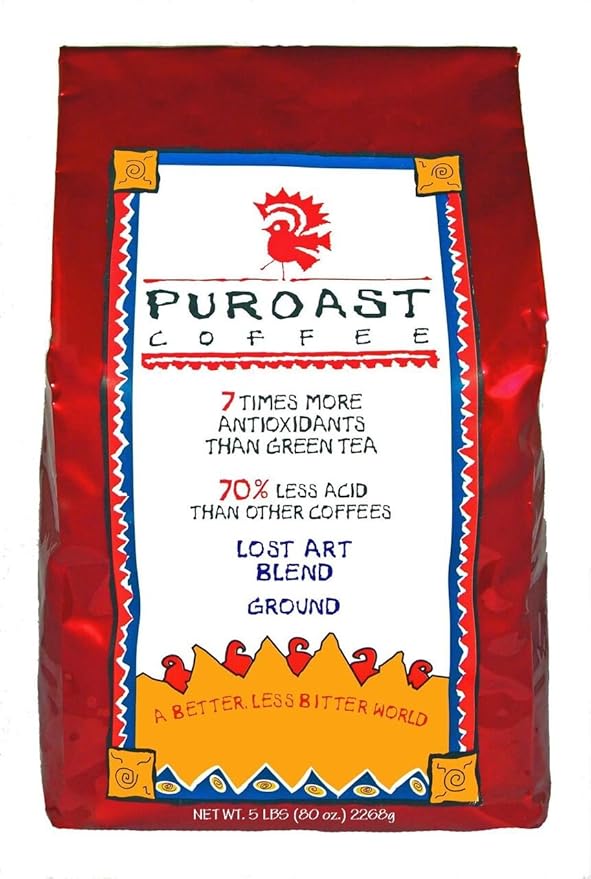 Puroast Low Acid Coffee | High Antioxidant | Classic | Espresso Capsule | 30 Count | Nespresso Compatible | Pack of 1