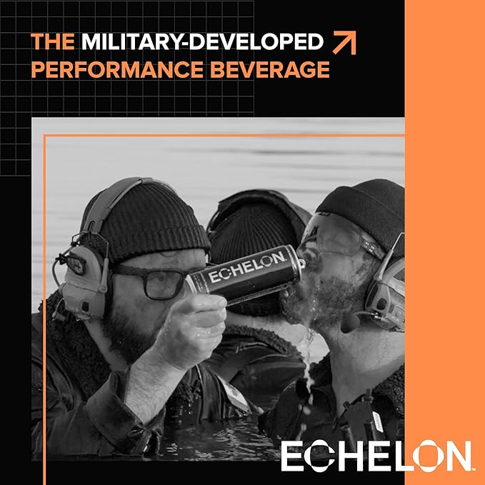 Echelon Pre-Workout Energy Drink - 12-Pack Mango Reaper - Peak Performance Sustained Energy Focus and Endurance Dietary Supplement - 300mg of Caffeine Beta-Alanine L-Theanine &amp Fiber - Vegan