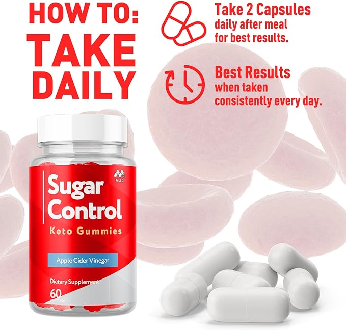 (3 Pack) SugarControl Keto Gummies Official SugarControl Gummys with All Natural Ingredients Advanced Apple Cider Vinegar Gummy for Health and Wellness Max Strength Vitamin Supplement (180 Gummies)