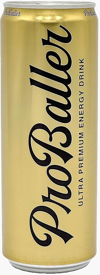 ProBaller Clean Energy Drink - Athlete-Grade Energy for Focus &amp Performance Naturally Sweetened with Agave NSF Certified for Sport Natural Caffeine Biotin Electrolytes Amino Acids &amp B Vi