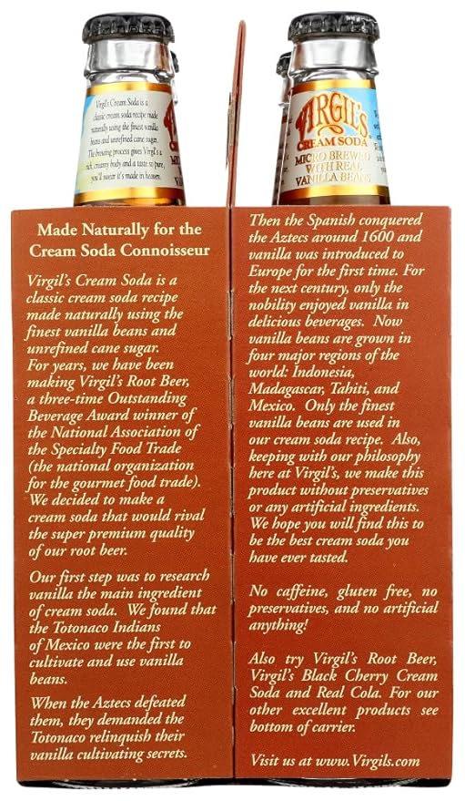 Virgil's Creme Soda 24x 4Pack