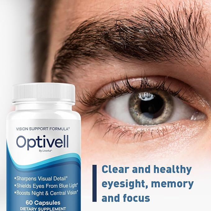 Optivell Eye Capsules - Official Optivell Advanced Premium Vision Support Pills - Maximum Strength Natural Vitamins for Overall Health &amp Wellness Reviews 60 Capsules for 1 Month
