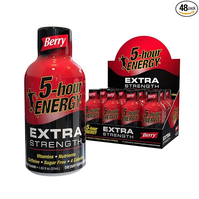 5 Hour Energy Extra Strength Case 2 Oz Bottles (Pack of 48)