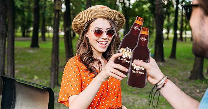 Diet Stewart's Root Beer 12 fl oz (24 Glass Bottles)