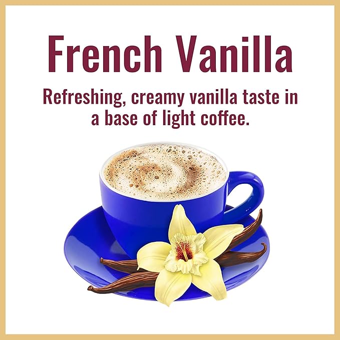 Hills Bros. Flavor Coffee (French Vanilla 16 Ounce (Pack of 4)