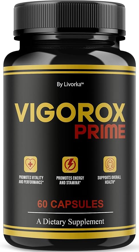 Vigorox Prime Capsules - Official VigoroxPrime Pills Advanced Support Formula - Maximum Strength All Natural Ingredients for Overall Health &amp Wellness Reviews 60 Capsules for 1 Month