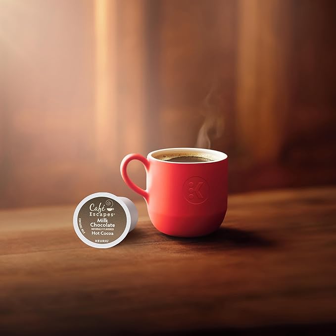 Cafe Escapes Milk Chocolate Hot Cocoa Keurig Single-Serve K-Cup Pods 96 Count