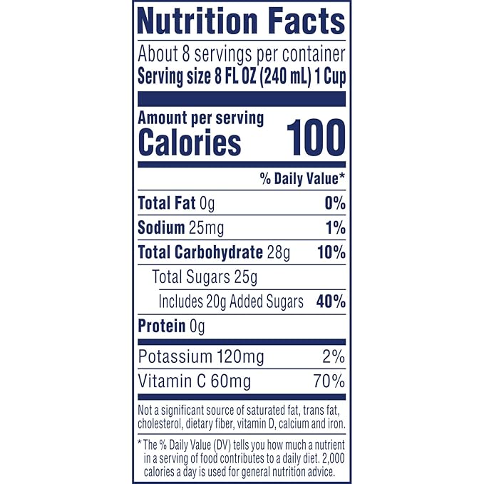Ocean Spray Ruby Red Grapefruit Juice Foodservice 60oz Bottles (Pack of 8)