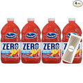Ocean Spray Zero Sugar Tropical Punch Fruit Juice Drink 64 fl oz 4 Pack + 15 Sugarcane Disposable Straws by KOOL8SHOP Infinite Deals