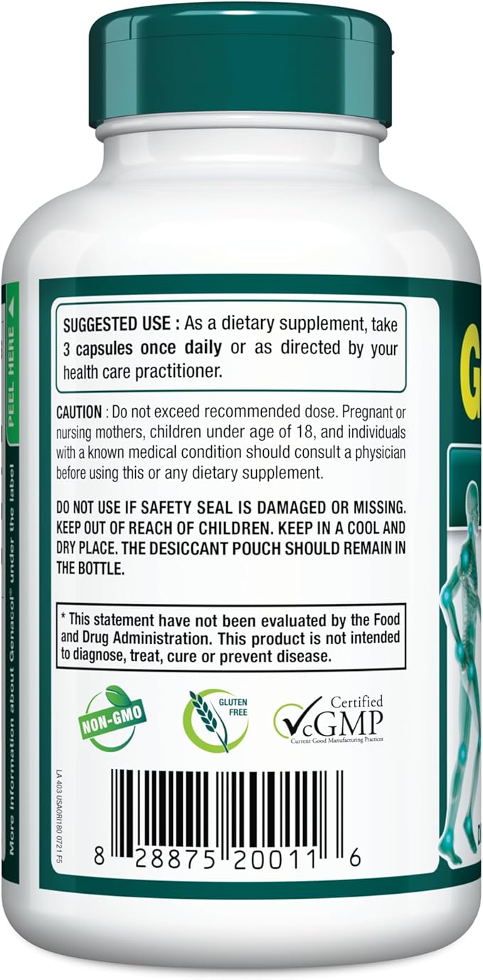 Genacol Original – Collagen Supplement with Ultra-Hydrolyzed Peptides for Joint Health Support Value Duo-Pack 360 Capsules (120-Day Supply)