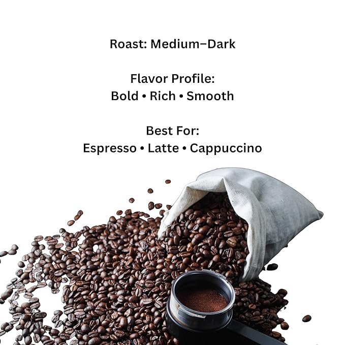 Espresso Coffee Espresso Grind – African Heritage Blend Medium Dark Roast 12 oz – Kilan Coffee