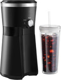 MaiyO Iced Coffee Maker with 25 fl oz. Reusable Tumbler Black