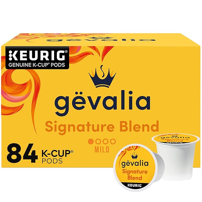 Gevalia Signature Blend Mild Light Roast K-Cup Coffee Pods 84 ct Box