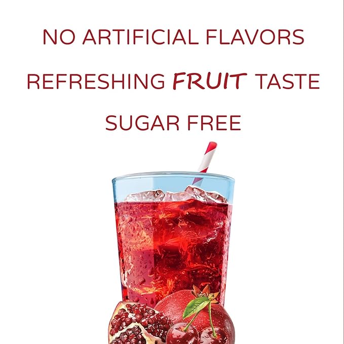 Crystal Light On The Go Cherry Pomegranate Ice Drink Mix 10-Packet Box (Pack of 6)
