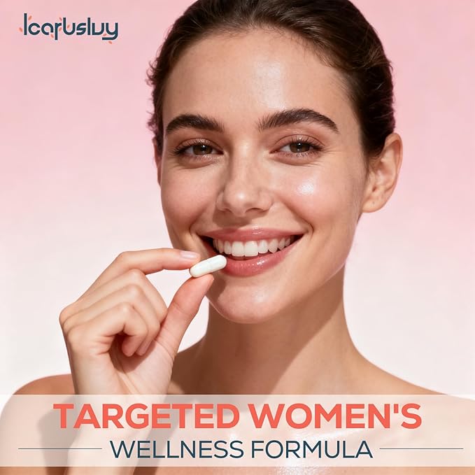 IcarusIvy 2000MG NAD Supplements for Women NMN Alternative Female Liposomal NAD+ with Ashwagandha Berberine HCL Ginkgo Biloba &amp Black Cohosh Women Focused Formula 540 Capsules