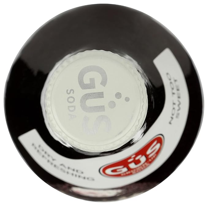 GuS - Grown-up Soda Dry Pomegranate Drink 12 Fluid Ounce (Pack of 12)