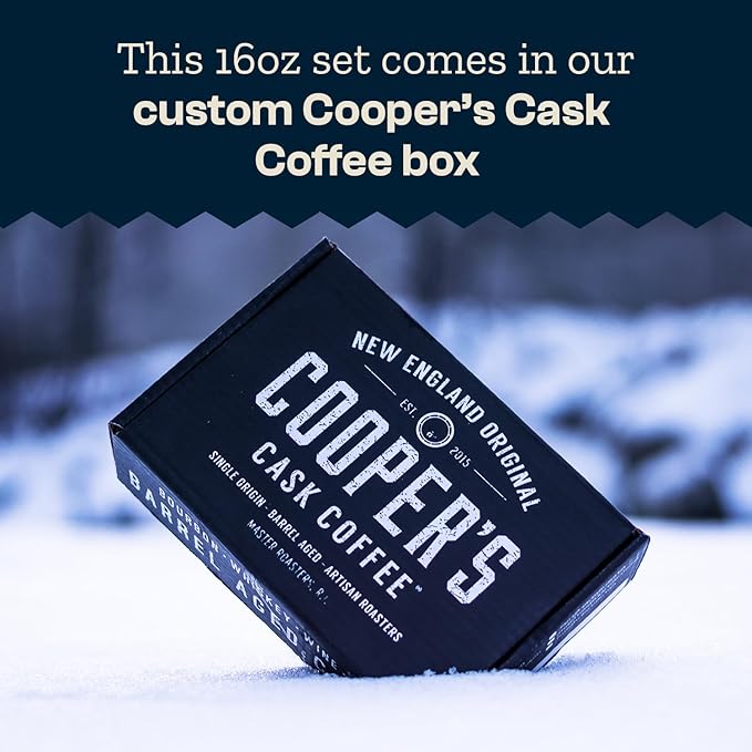 Gourmet Coffee Sampler Gift Box Set Roasted Coffee Beans Sumatra Dark Kenya AA Medium-Dark Rwanda Medium Natural Ethiopian Light Whole Bean 4 Bags 16 oz Total