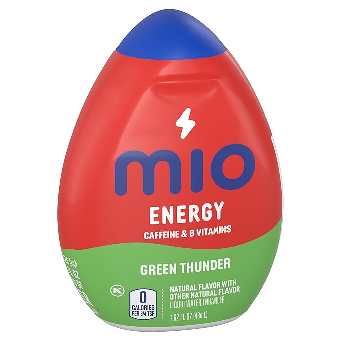 Mio Energy Liquid Water Enhancer Green Thunder 1.62 OZ (Pack of 5)
