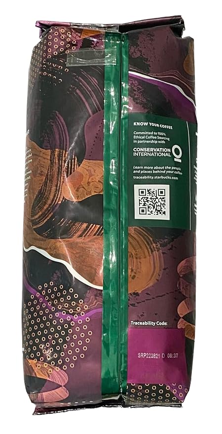 Starbucks Decaf Espresso Whole Bean Coffee 16 oz
