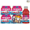 Ocean Spray Cran Watermelon Fruit Juice Drink 10 fl oz Plastic Bottles 24 Pack + 2 Reusable Snack Bags by KOOL8SHOP Infinite Deals