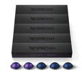 Nespresso Capsules Vertuo Espresso Variety Pack Medium and Dark Roast Espresso 50-Count Espresso Pods Brews 1.35oz.