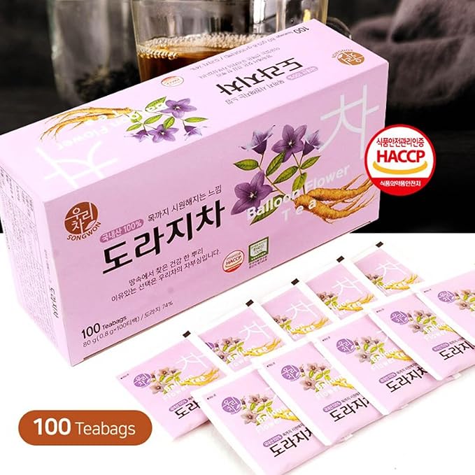Songwon Balloon Flower Tea_80g (0.8g x 100 Teabags)