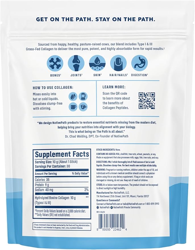 NativePath Collagen Stick Packs and Collagen 56 Bundle