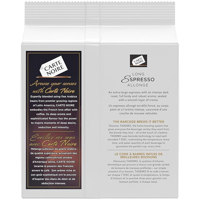 Tassimo 14-t Discs Carte Noire Long Espresso 110g Made in Canada