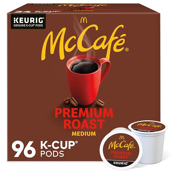 McCafe Single-Serve Pods Premium Roast Classic Box Of 24 Pods Case Of 4 Boxes