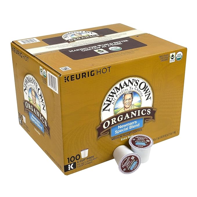 Newman's Own Special Extra Bold Blend Coffee Single-Serve K-Cups Medium Roast 100 Count (Packaging May Vary)