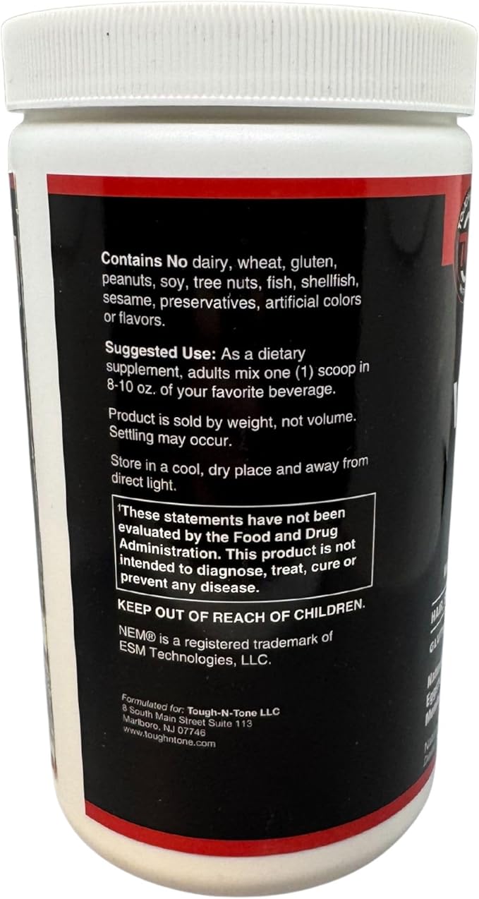 TOUGH-N-TONE Premium Grade Vegetarian Collagen