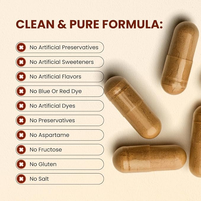 CHOQ® Shilajit - Over 50% Fulvic Acid 500 mg Vegan Capsules Energy Brain Focus Collagen Hormones Mitochondrial Function Urolithin A Lab-Tested