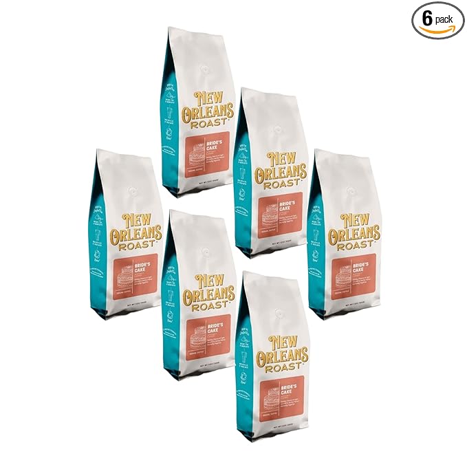 New Orleans Roast - Bride's Cake Ground Coffee 12oz (Pack of 6)