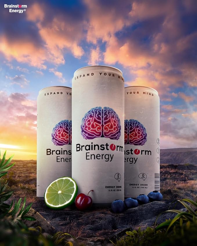 Brainstorm Energy Drink 12 Pack Case