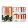 Marquis | Organic Energy Drink Alternative with Organic Plant Based Caffeine | Vegan Zero Calorie Sugar Free Sparkling Yerba Mate | Keto Energy Drinks Alternative | Lychee Peach x1+ Mango Ginger x1