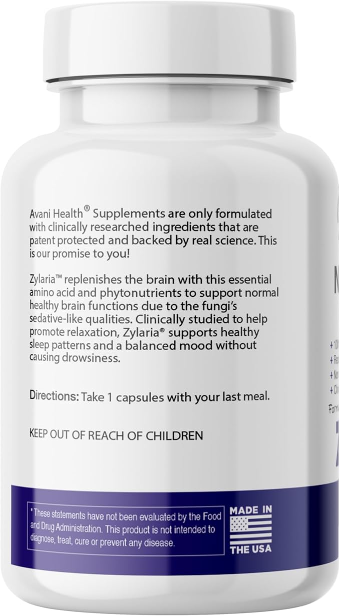 Avani Health Zylaria® All Natural Sleep Support