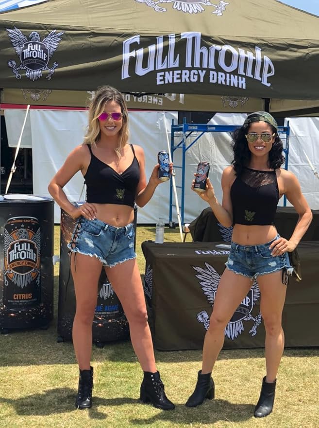12 Pack - Full Throttle Energy Drink - Blue Agave - 16 Ounce