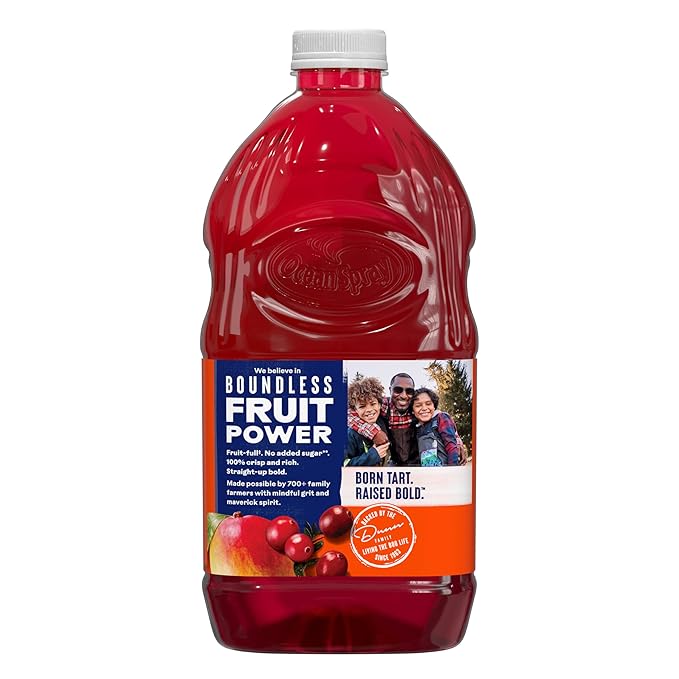 Ocean Spray® 100% Juice Cranberry Mango Juice Blend 64 Fl Oz Bottle (Pack of 8)