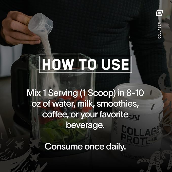 BARE PERFORMANCE NUTRITION BPN Collagen Protein Grass-Fed Bovine Collagen Peptides Unflavored