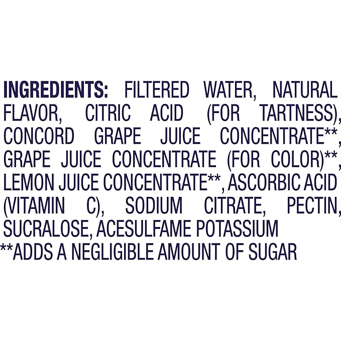 Welch$ Zero Sugar Drink - Concord Grape 10 Fl Oz (6 Pack)