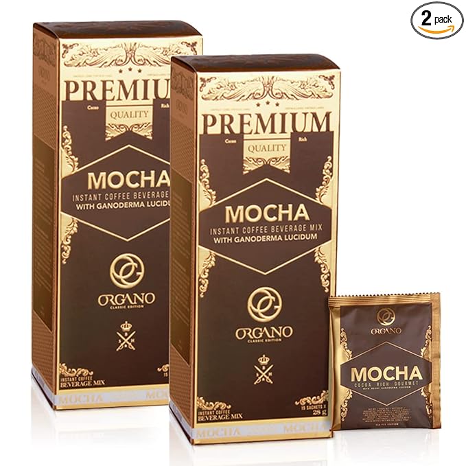 2 Boxes ORGANO Gourmet Cafe Mocha (30 sachets)