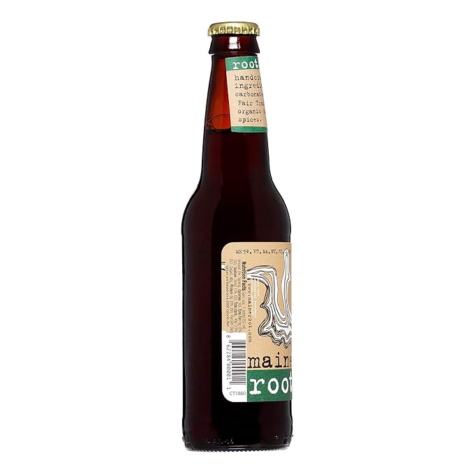 Maine Root - Root Beer - Handcrafted | Fair Trade | Organic Cane Sugar - 12 oz (6 Glass Bottles)