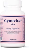 Optimox Gynovite - Menopause Supplements for Women Post Menopause Support Vitamins for Hot Flash Night Sweats Women's Menopausal Comfort - 180 Tablets