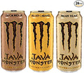 Java Monster Coffee + Energy Drink 3 Flavor Variety Pack 15 Ounce (Pack of 24)
