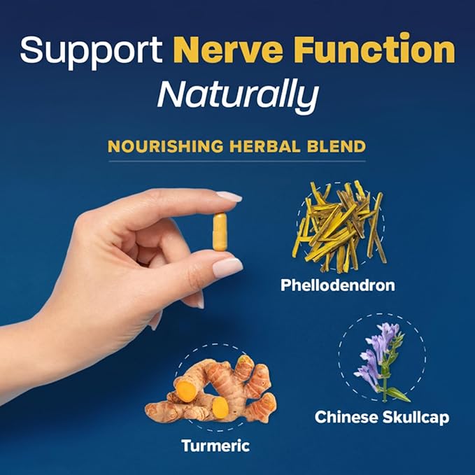 Redd Remedies Nerve Shield Supports Healthy Nerve Structure and Circulation 120 Vegan Capsules