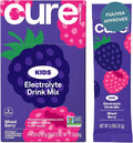 Cure Hydration - Kids Electrolyte Drink Mix | Plant-Based Pediatrician Formulated Rehydration | No Added Sugar FSA-HSA Non-GMO Gluten-Free No Artificial Flavors | Box of 6 Packets - Mixed Berry