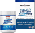 Collagen Peptides Powder with Hyaluronic Acid – Hydrolyzed Protein for Men &amp Women – Unflavored Collagen Supplement – Clean &amp Simple Ingredients – Skin Hair Nail &amp Joint Support - 483 g