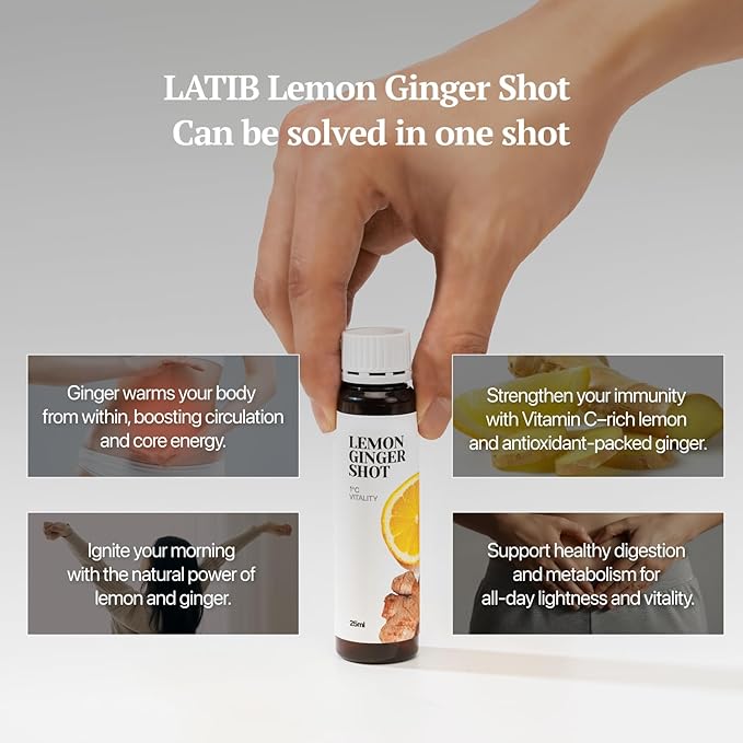 LATIB Lemon Ginger SHOT 14pcs 1Box