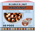 Double Donut Coffee Hazelnut Coffee in Single Serve Coffee Pods for all Keurig Coffee K Cups Brewers from Double Donut 80 cups